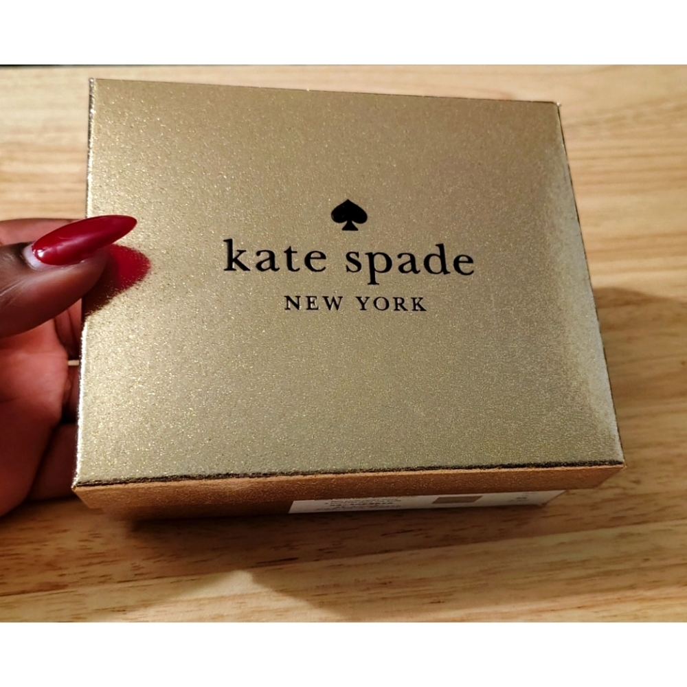 Jenny's $25 ENTRY TO WIN NWT/NIB KATE SPADE GOLD GLITTER CROSSBODY & CARD HOLDER - Picture 11 of 16